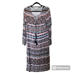 Yarn & Sea boho midi dress size large